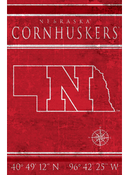 Nebraska Cornhuskers Coordinates 17x26