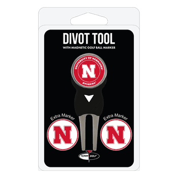 Nebraska Cornhuskers Divot Tool Pack - Signature tool w/ 3 markers