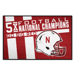 Nebraska Cornhuskers Dynasty Starter Mat Accent Rug - 19in. x 30in.