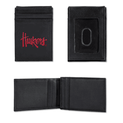 Nebraska Cornhuskers  Embroidered Front Pocket Wallet - Slim/Light Weight