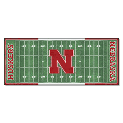 Nebraska Cornhuskers Field Runner Mat - 30in. x 72in.