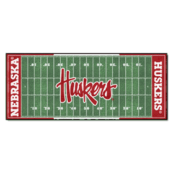 Nebraska Cornhuskers Field Runner Mat - 30in. x 72in., "Huskers"