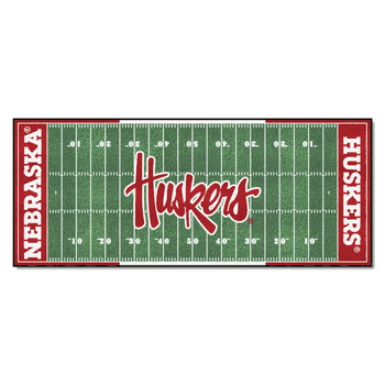 Nebraska Cornhuskers Field Runner Mat - 30in. x 72in., 
