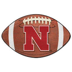 Nebraska Cornhuskers Football Rug - 20.5in. x 32.5in.