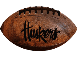 Nebraska Cornhuskers Football - Vintage Throwback - 9 Inches