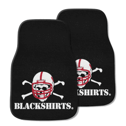 Nebraska Cornhuskers Front Carpet Car Mat Set - 2 Pieces, Blackshirts