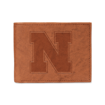 Nebraska Cornhuskers  Genuine Leather Billfold Wallet - 3.25
