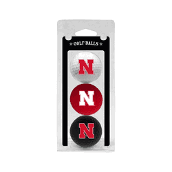 Nebraska Cornhuskers Golf Balls - 3 Pack