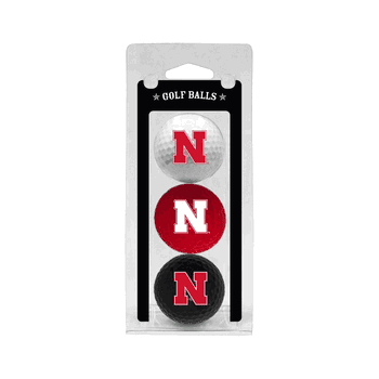 Nebraska Cornhuskers Golf Balls - 3 Pack