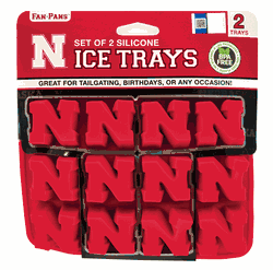 Nebraska Cornhuskers Ice Trays 2-Pack