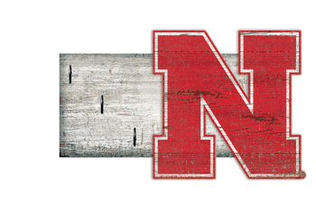 Nebraska Cornhuskers Key Holder 6x12