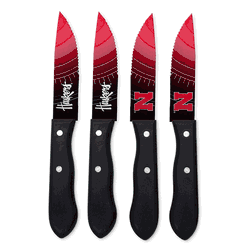 Nebraska Cornhuskers Knife Set Steak 4 Pack