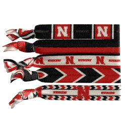 Nebraska Cornhuskers Knotted Hair Tie