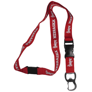 Nebraska Cornhuskers Lanyard, Bottle Opener