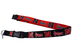 Nebraska Cornhuskers Lanyard Reversible