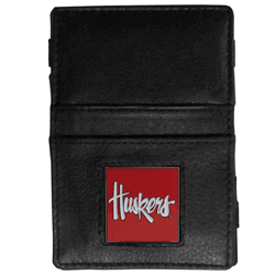 Nebraska Cornhuskers Leather Jacob's Ladder Wallet