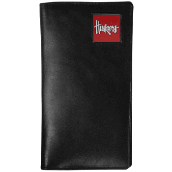 Nebraska Cornhuskers Leather Tall Wallet