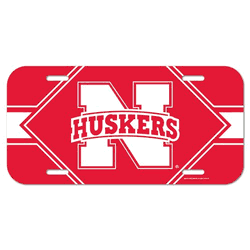 Nebraska Cornhuskers License Plate