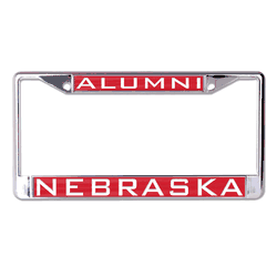 Nebraska Cornhuskers License Plate Frame - Inlaid - Alumni
