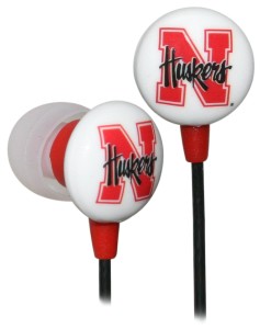 Nebraska Cornhuskers Logo Earbuds