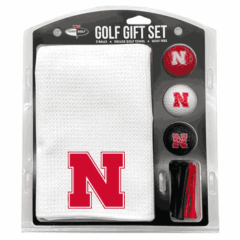 Nebraska Cornhuskers Microfiber Towel Gift Set - 16 x 40 (White)