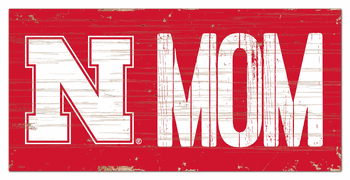 Nebraska Cornhuskers MOM Sign