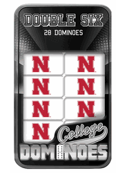 Nebraska Cornhuskers NCAA Dominoes