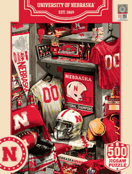 Nebraska Cornhuskers NCAA Locker Room 500pc Puzzle