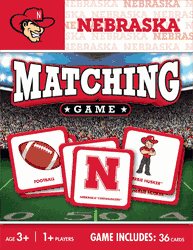 Nebraska Cornhuskers NCAA Matching Game