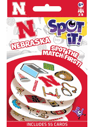 Nebraska Cornhuskers NCAA Spot It! Game