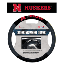 Nebraska Cornhuskers Poly-Suede Steering Wheel Cover