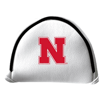 Nebraska Cornhuskers Putter Cover - Mallet (White)