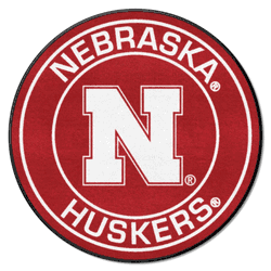 Nebraska Cornhuskers Roundel Rug - 27in. Diameter