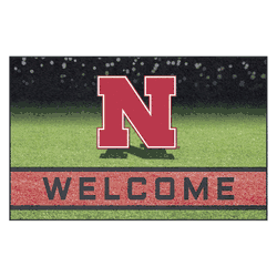 Nebraska Cornhuskers Rubber Door Mat - 18in. x 30in.