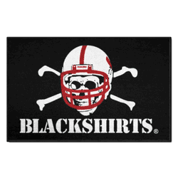 Nebraska Cornhuskers Starter Mat Accent Rug - 19in. x 30in., Blackshirts