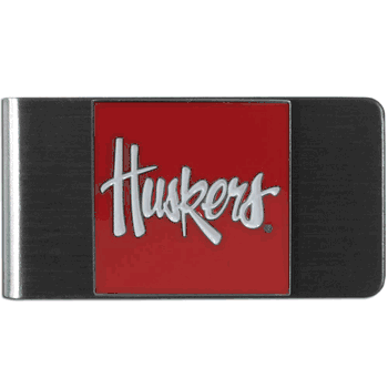 Nebraska Cornhuskers Steel Money Clip