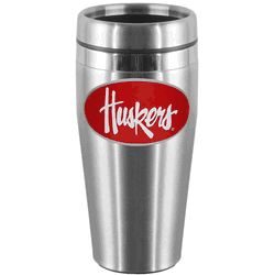 Nebraska Cornhuskers Steel Travel Mug