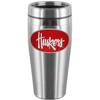 Nebraska Cornhuskers Steel Travel Mug