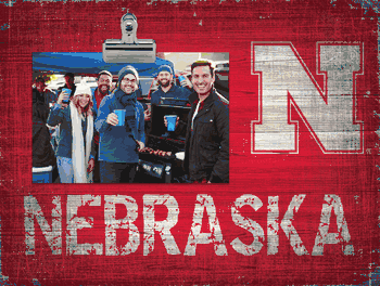 Nebraska Cornhuskers Team Name Clip Frame
