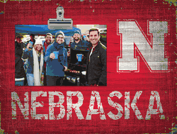 Nebraska Cornhuskers Team Name Clip Frame