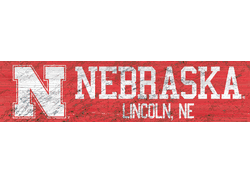 Nebraska Cornhuskers Team Name Sign