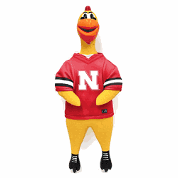 Nebraska Cornhuskers Team Rubber Chicken Toy