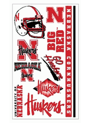 Nebraska Cornhuskers  Temporary Tattoos