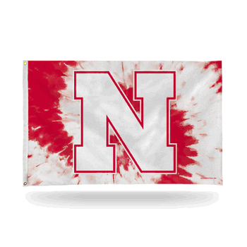 Nebraska Cornhuskers - Tie Die Design - Banner Flag (3X5)