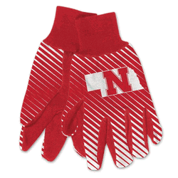 Nebraska Cornhuskers  Two Tone Gloves - Adult