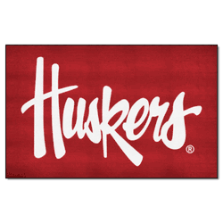 Nebraska Cornhuskers Ulti-Mat Rug - 5ft. x 8ft., "Huskers"