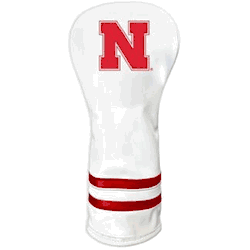 Nebraska Cornhuskers Vintage Fairway Headcover (White)