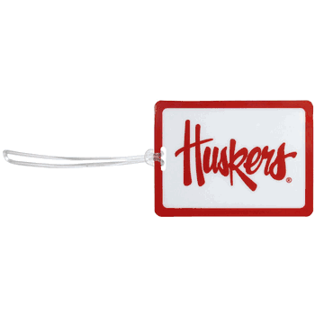 Nebraska Cornhuskers Vinyl Luggage Tag