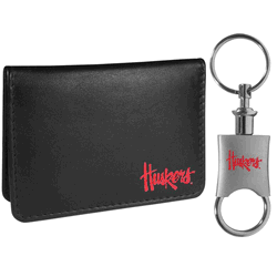 Nebraska Cornhuskers Weekend Bi-fold Wallet & Valet Key Chain