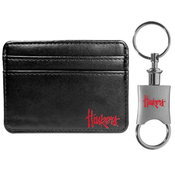 Nebraska Cornhuskers Weekend Wallet & Valet Key Chain